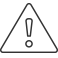 Icon of a hazard sign